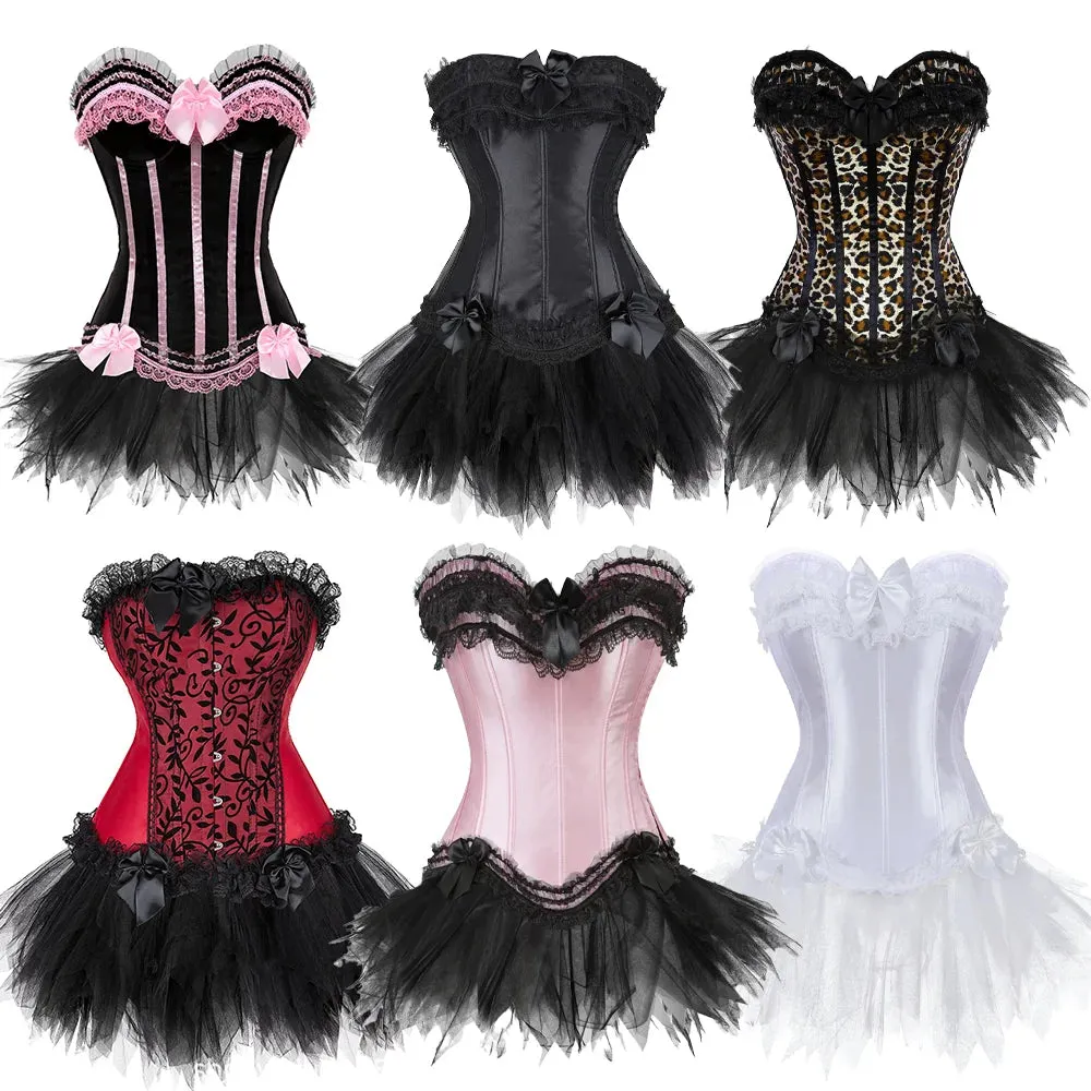 Funki Buys | Dresses | Women's Victorian Lace Corset Dresses