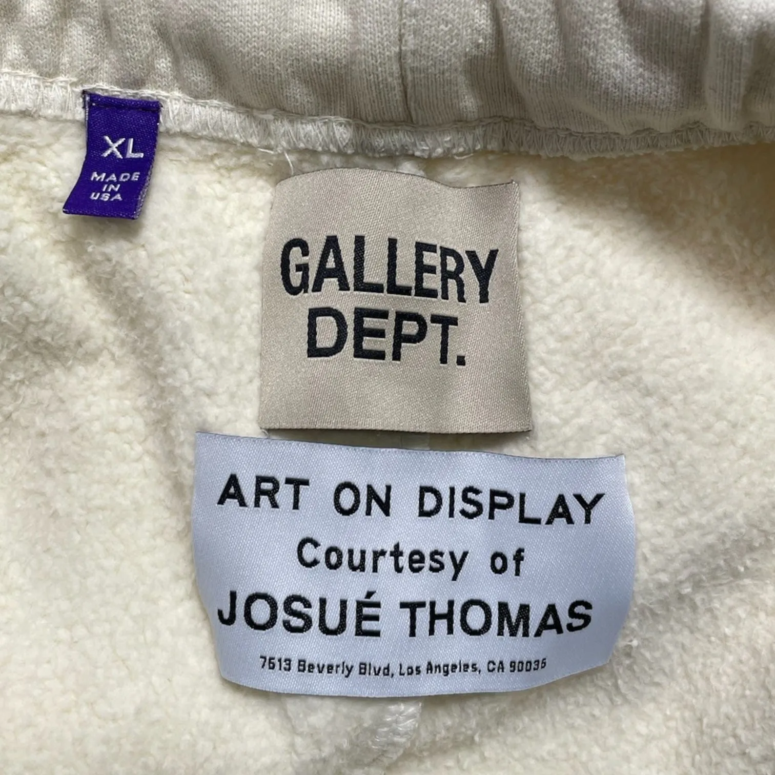 Gallery Department GD Logo Flare Sweatpants Cream