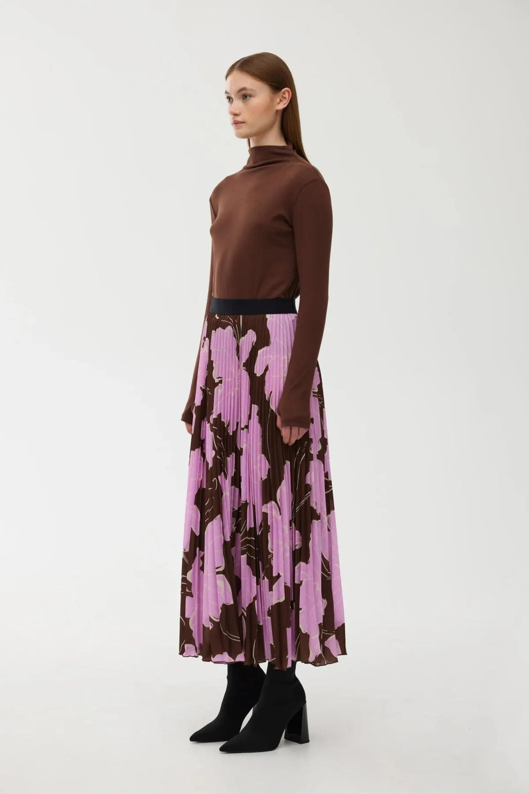 Goldie Pleat Skirt | Magnolia Bloom