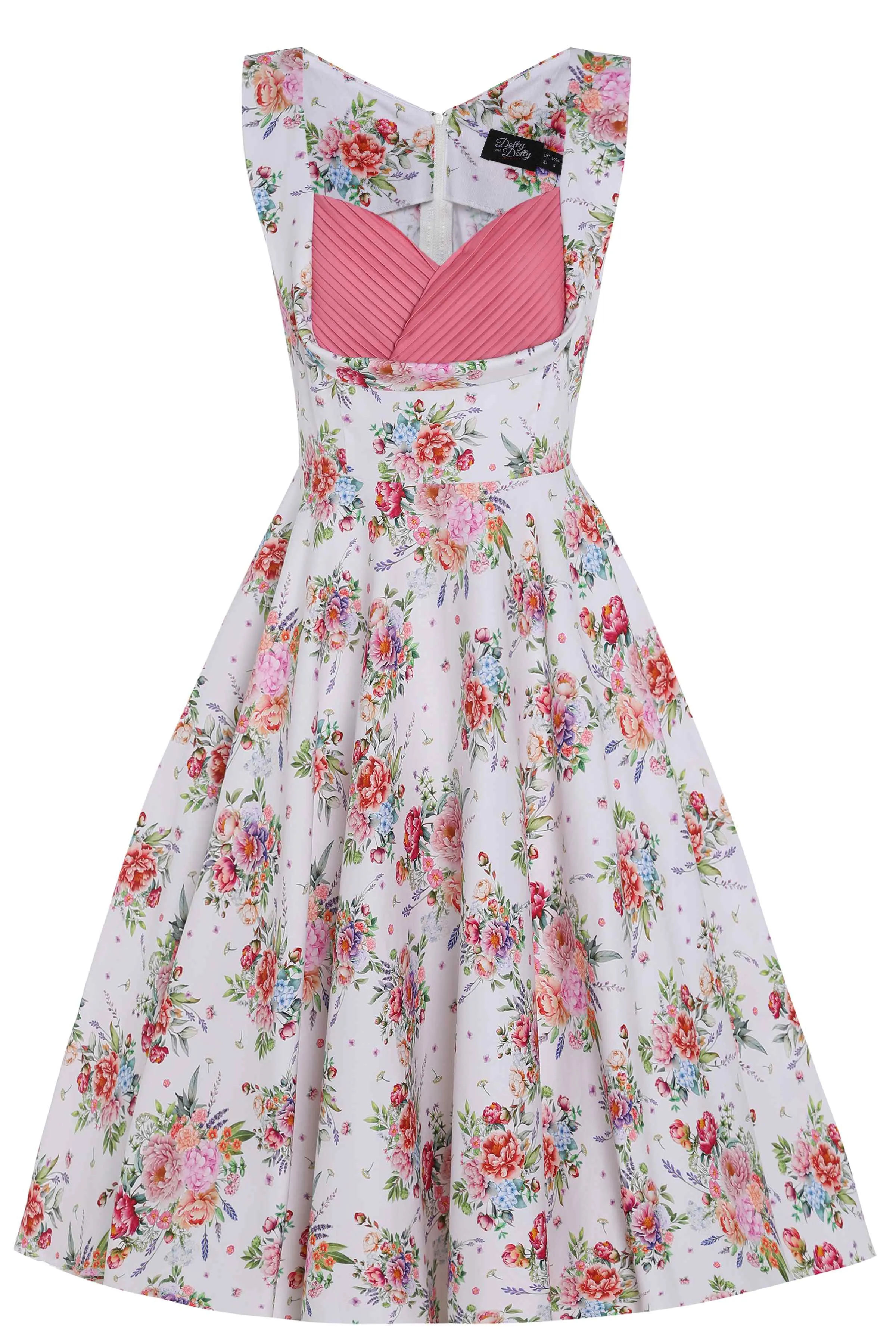 Grace English Garden Pleated Bust Dress