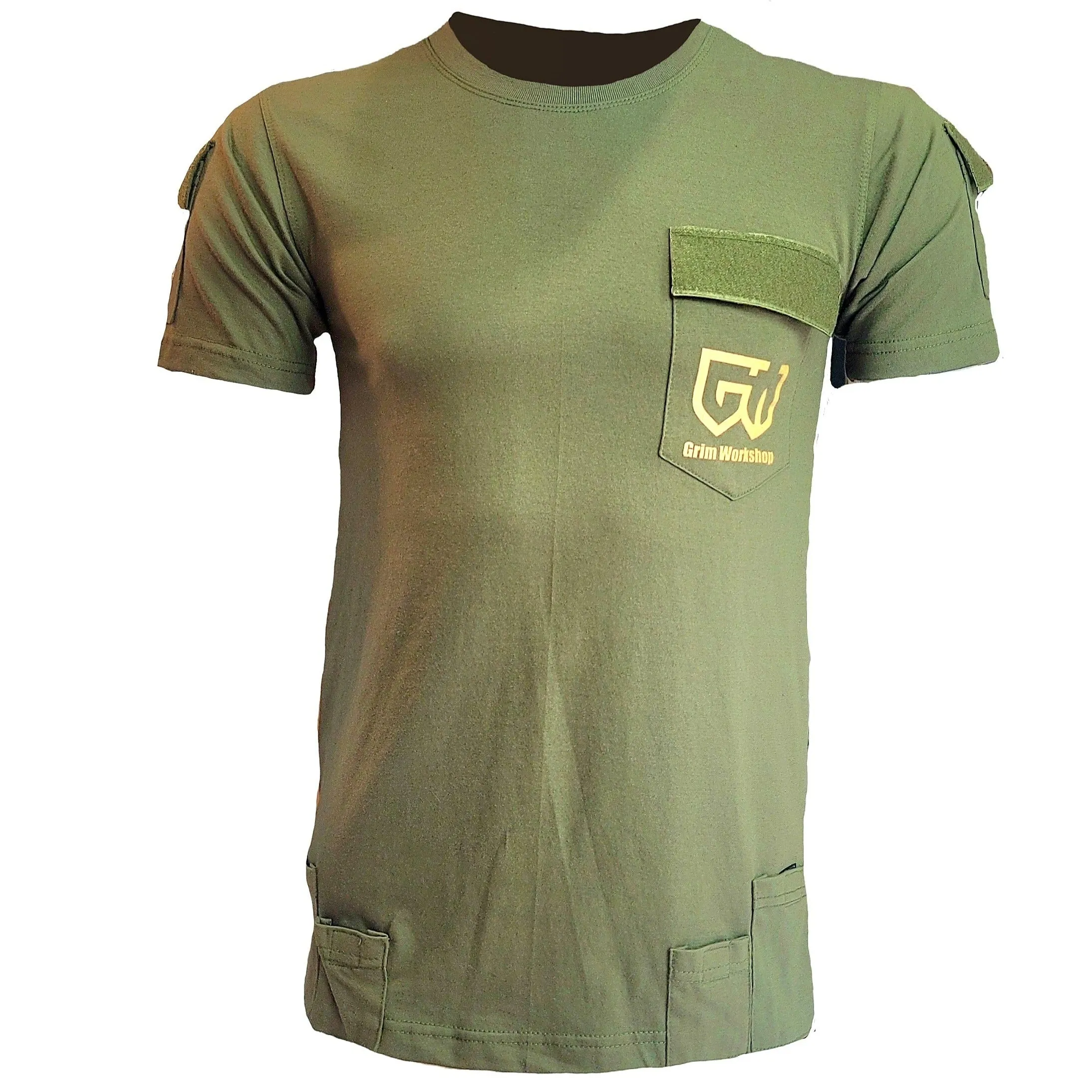 Grim Tactical Tee : EDC Shirt With 11 Pockets