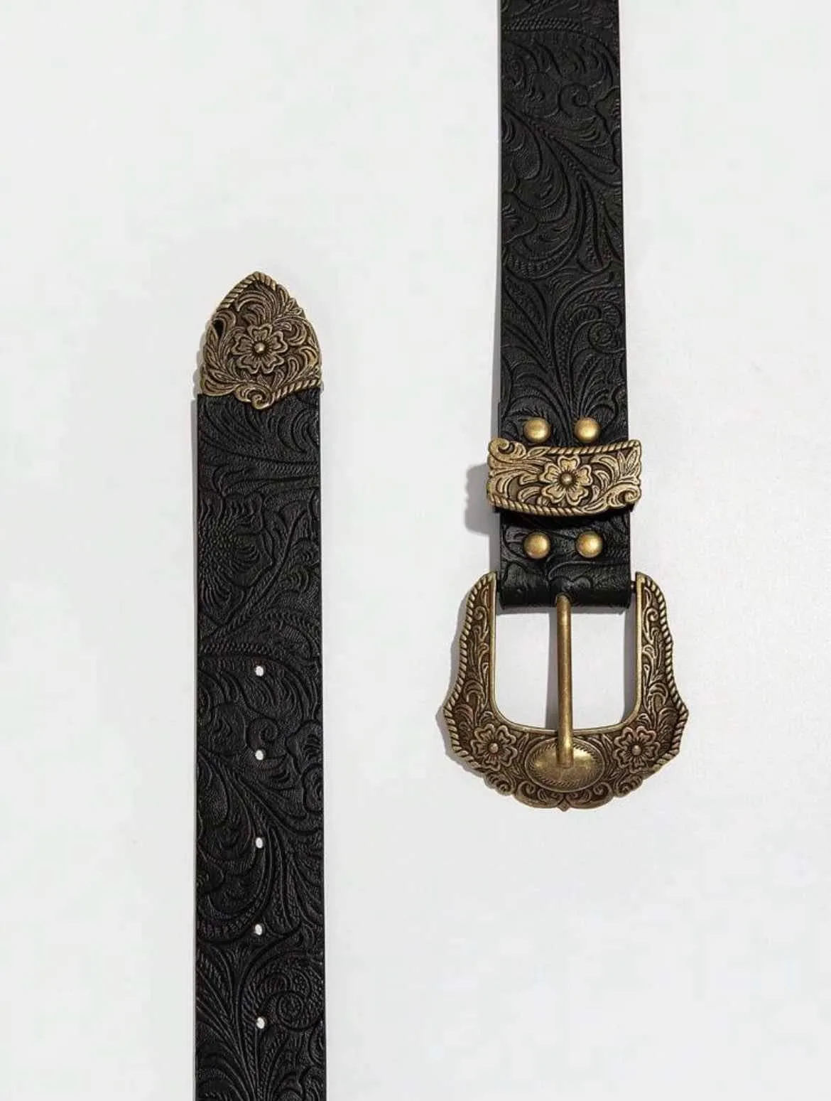 Gunner Western Belt- Black