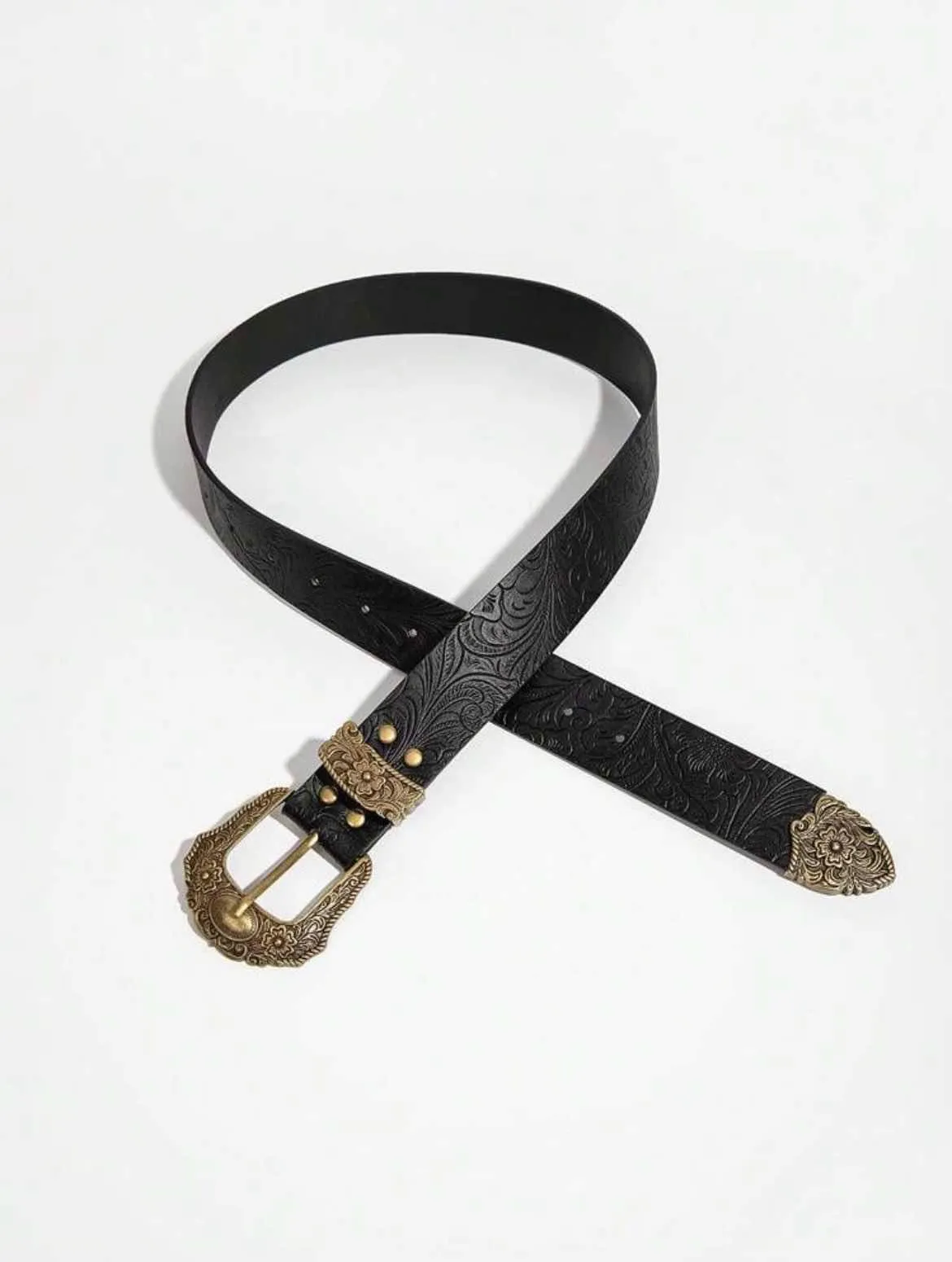 Gunner Western Belt- Black