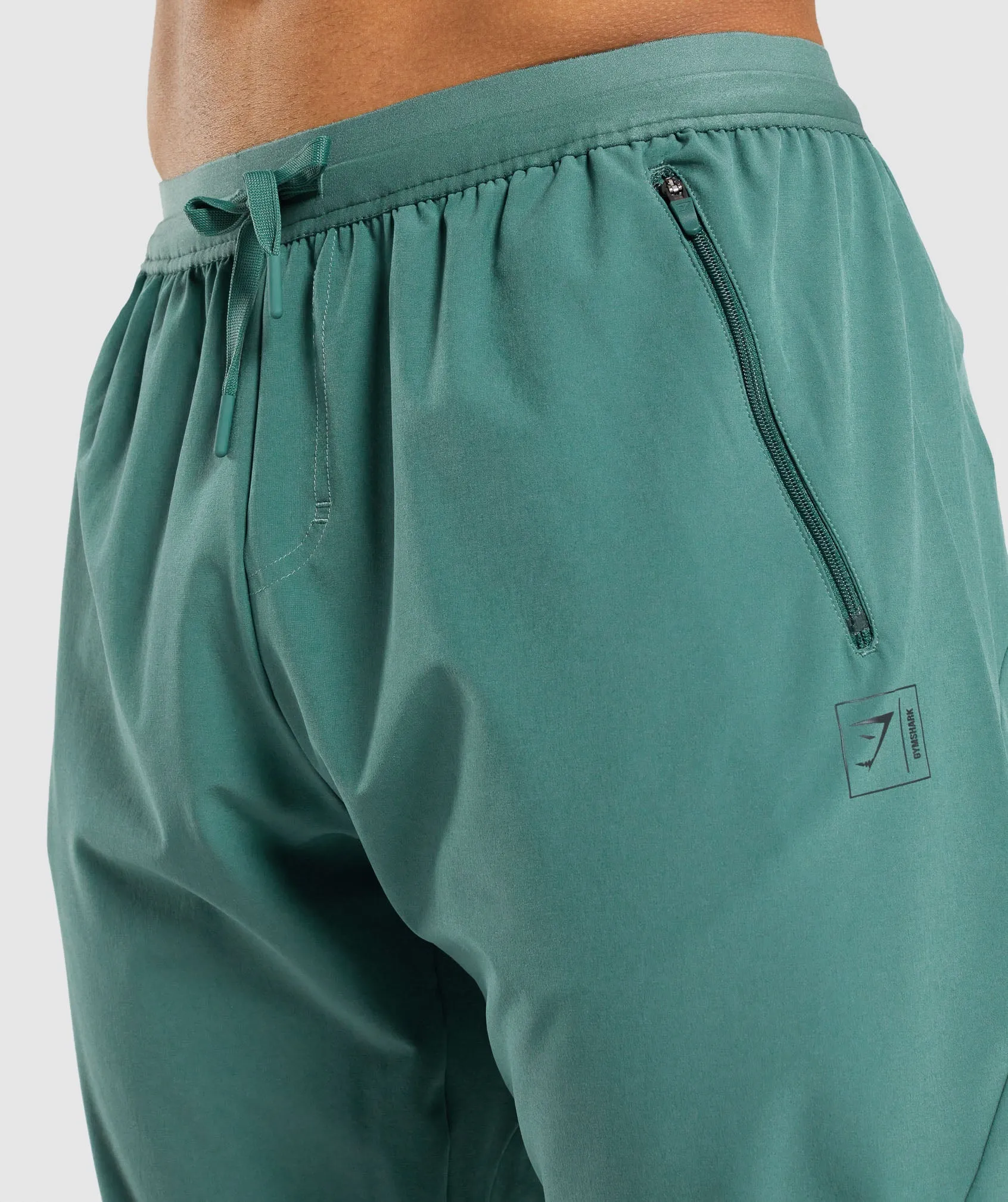 Gymshark Retake Woven Joggers - Dark Green