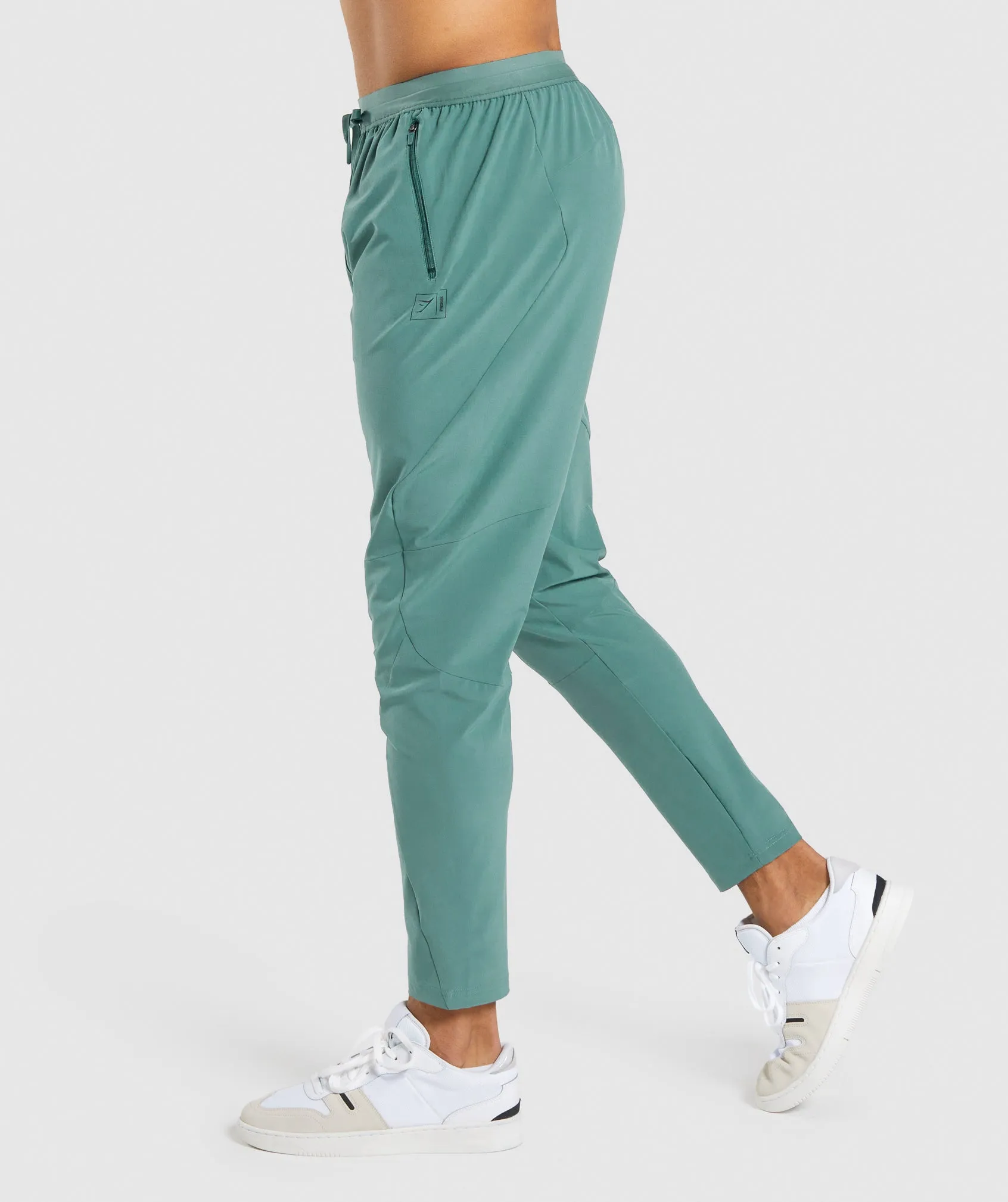 Gymshark Retake Woven Joggers - Dark Green