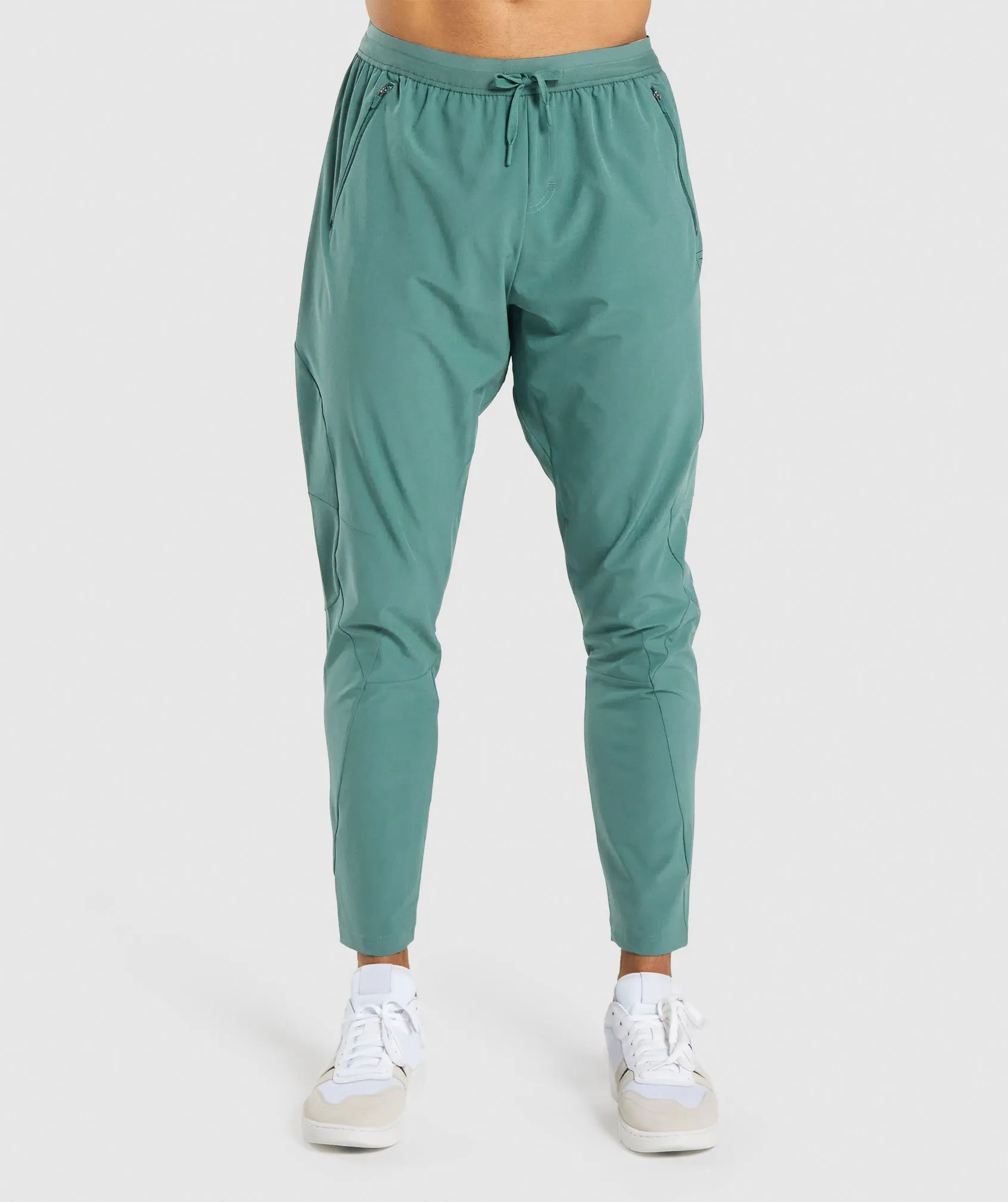 Gymshark Retake Woven Joggers - Dark Green