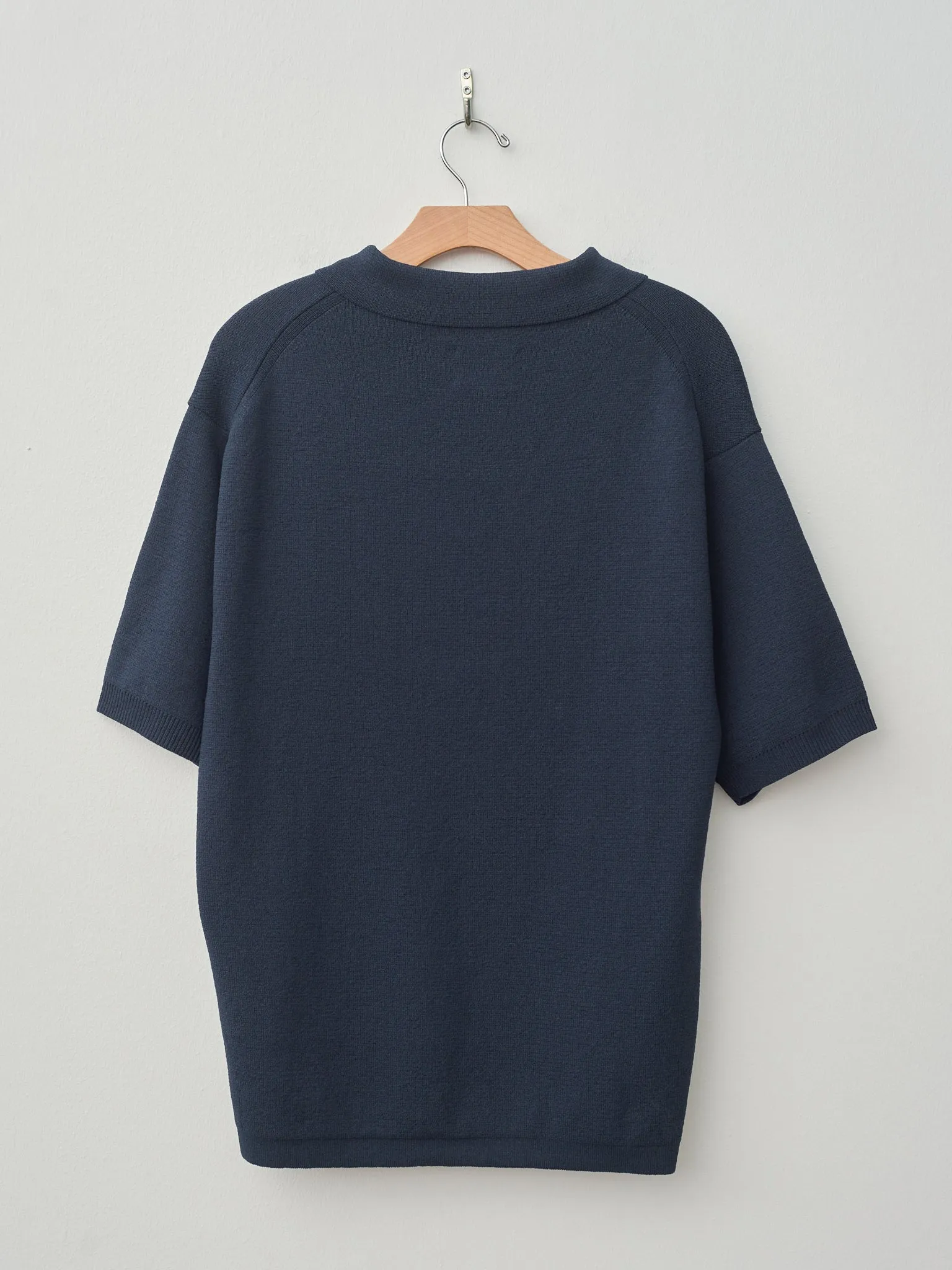 Hanji Polo Sweater - Navy