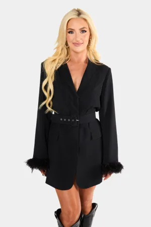 Harriet Blazer Dress - Noir