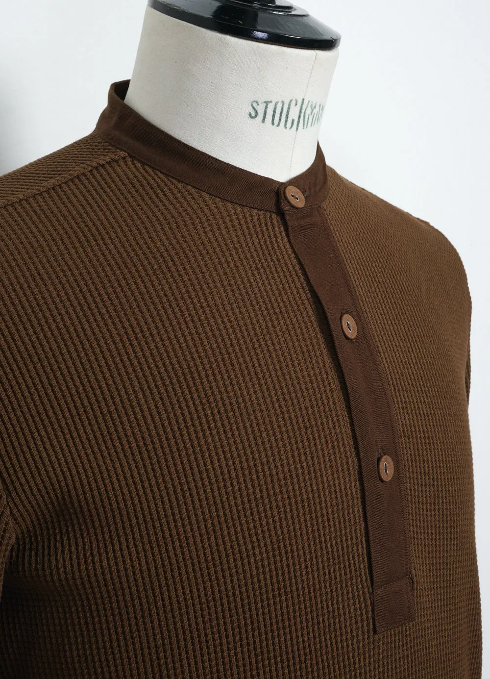 HERMANN 28-114-9 | Long Sleeve Henley | Nut