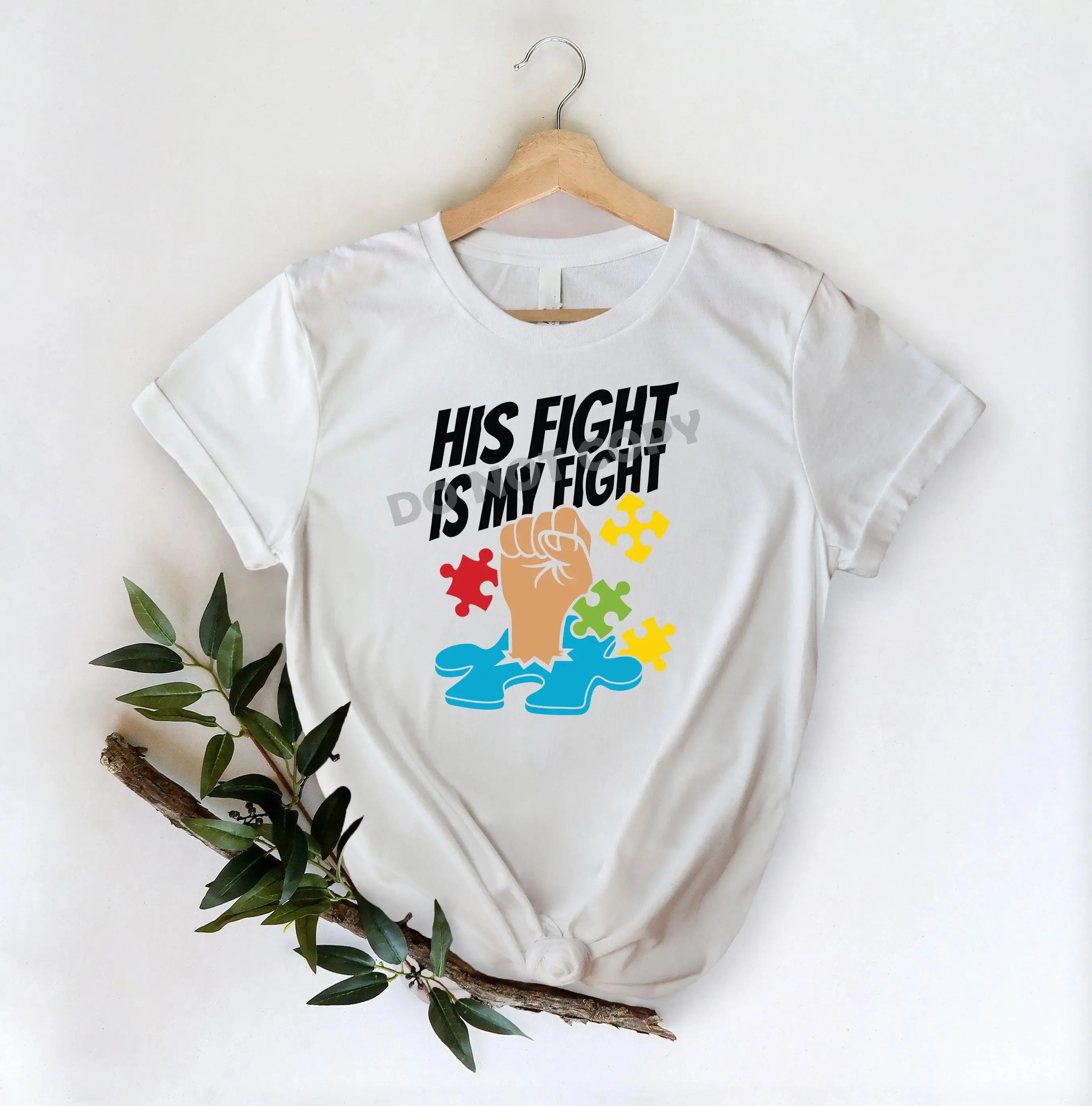 His Fight Is My Fight - DTF Transfer