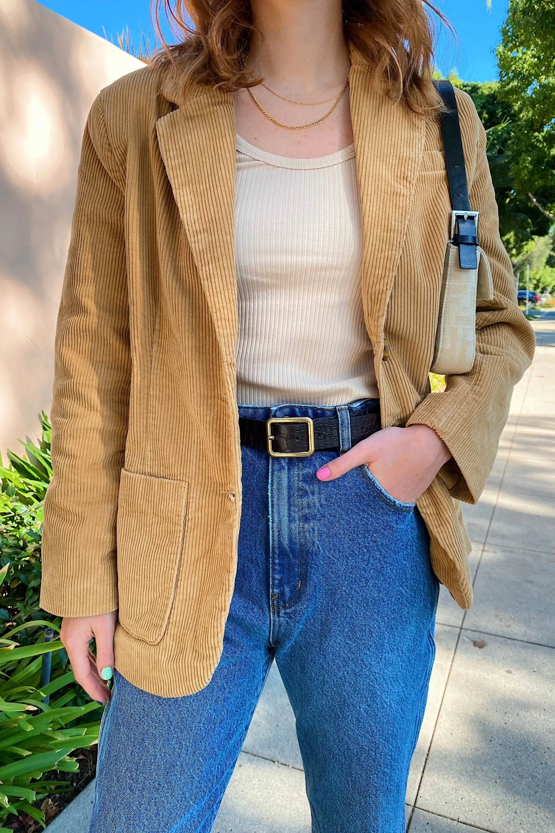 Iced Coffee Autumn Blazer