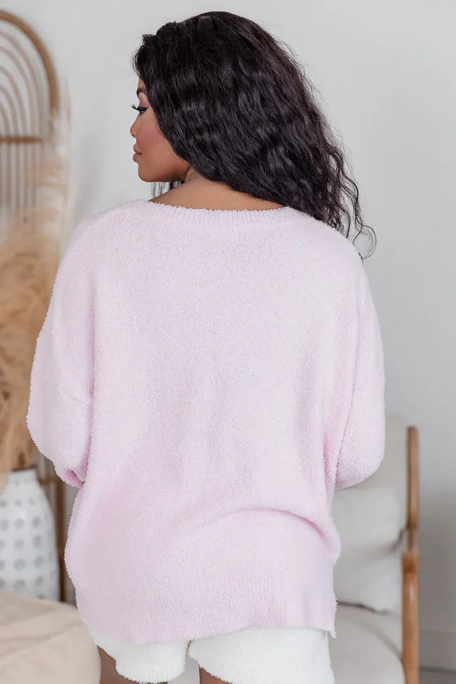 Incredibly Cozy Pink Fuzzy Sweater FINAL SALE