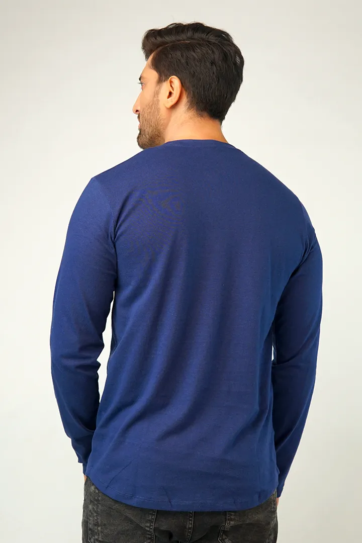 Indy Full Sleeve Henley T-Shirt