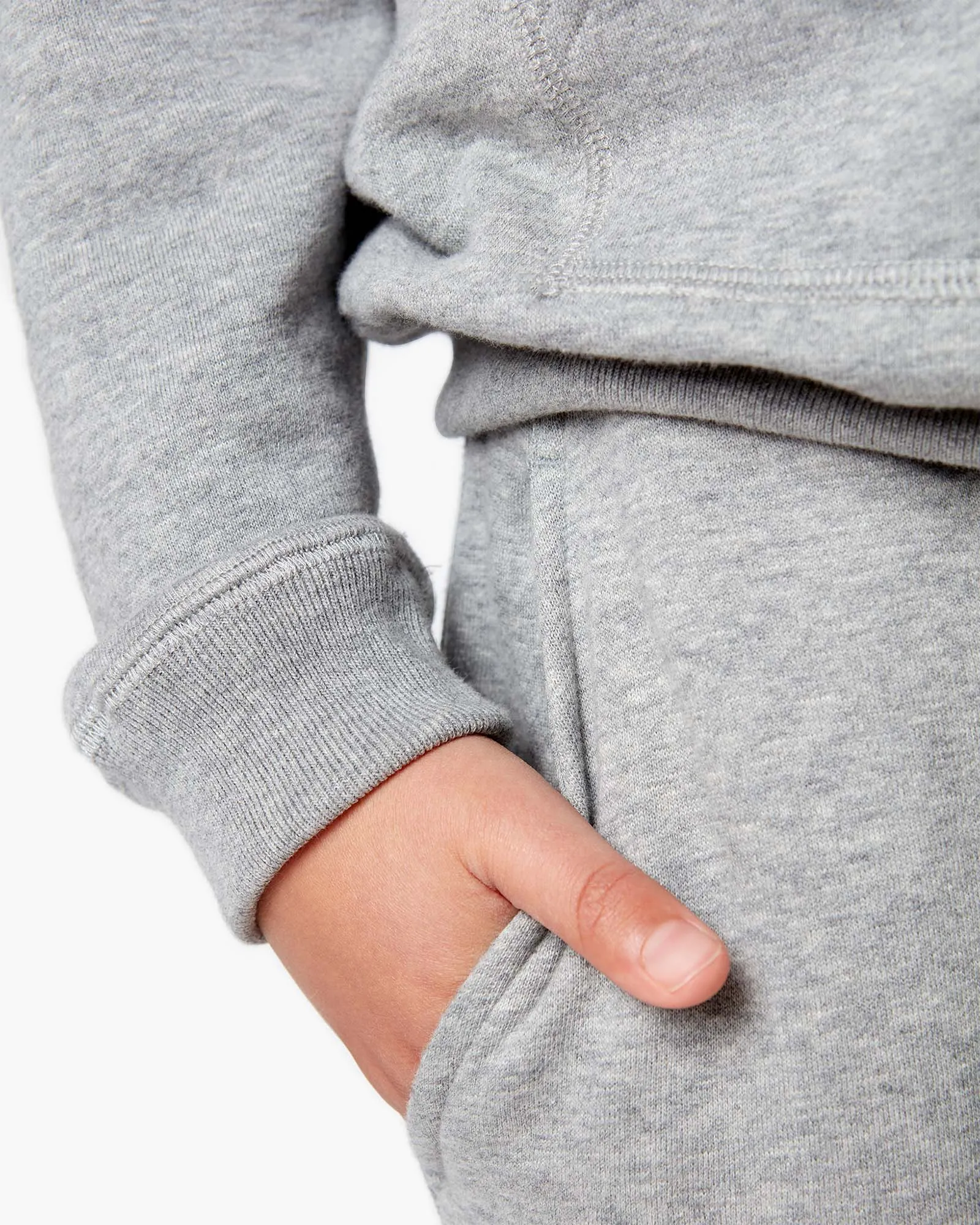 Kids Core Fleece Jogger - Grey Mix