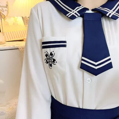 Korean style sakura school uniform set