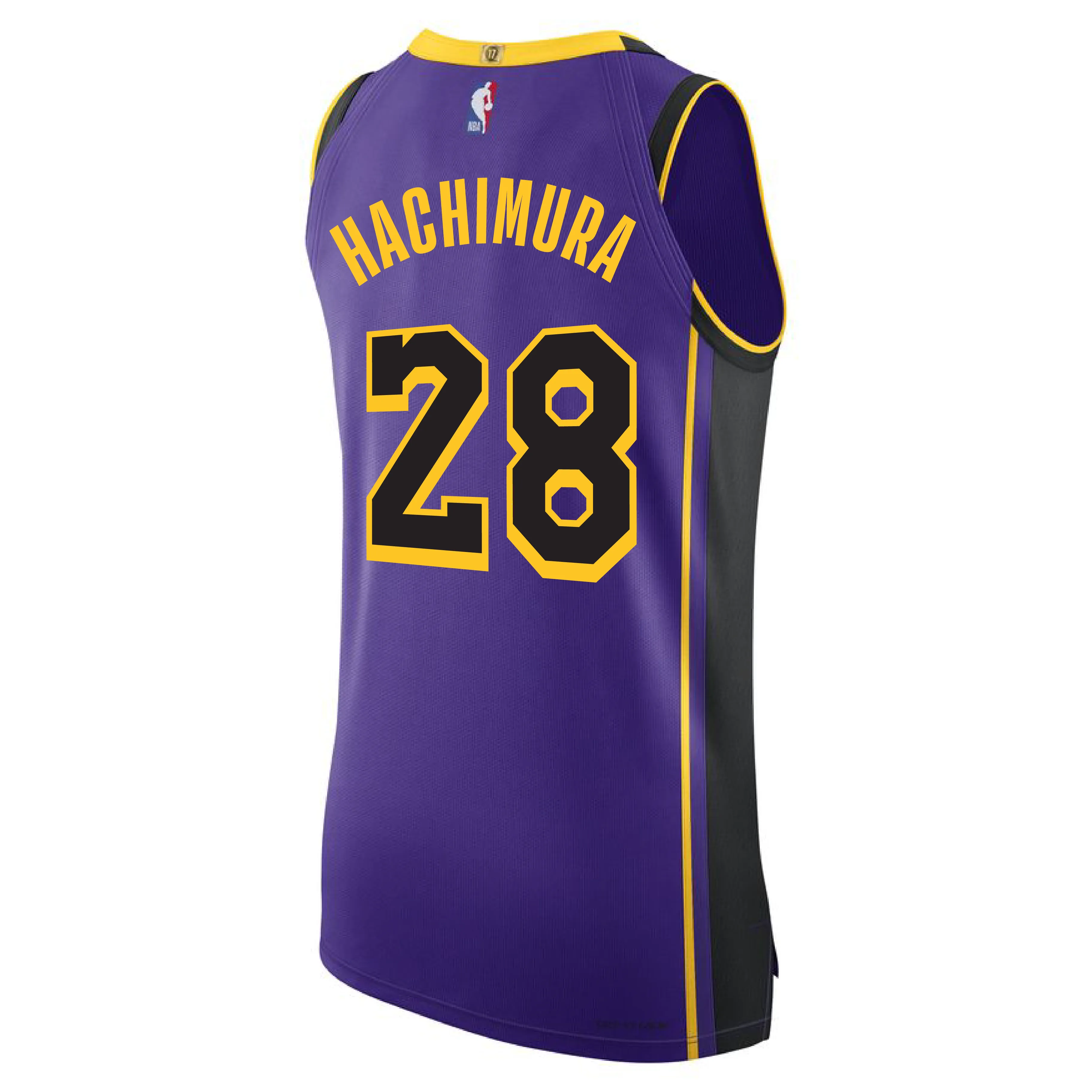 Lakers Hachimura Statement Authentic Jersey