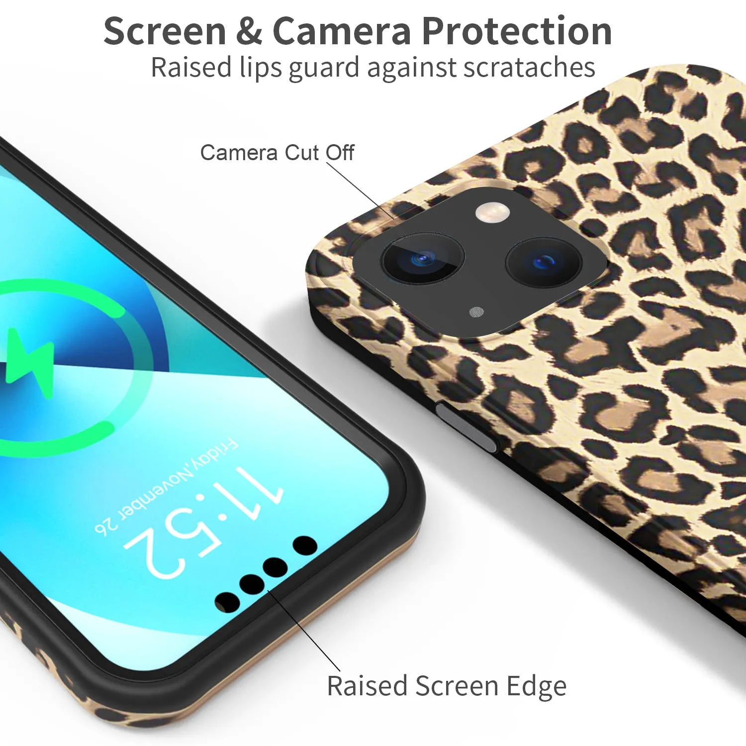 Leopard Smooches Case For iPhone