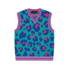 Leopard Sweater Vest