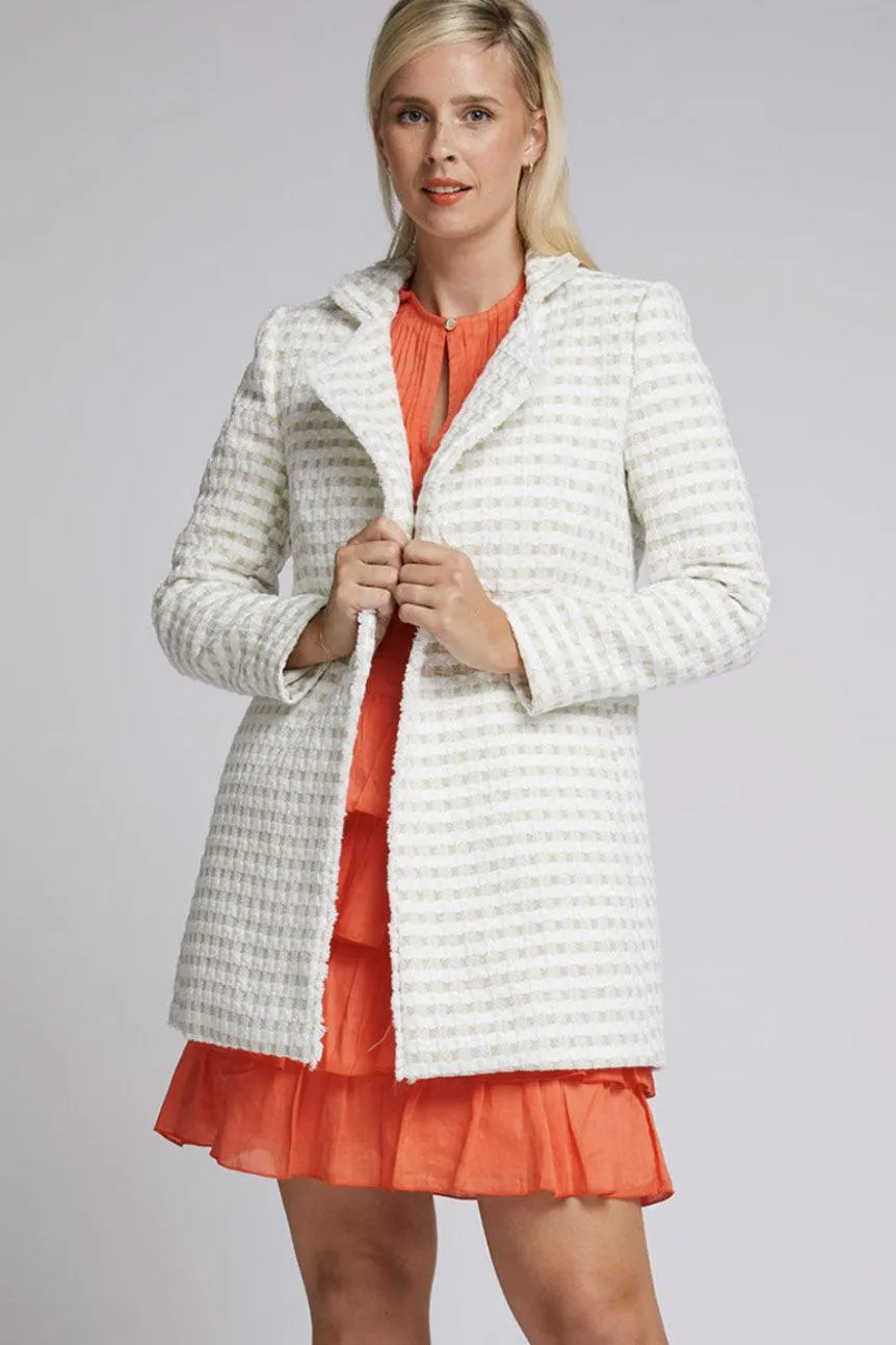 Liliana Blazer | Metallic Tweed