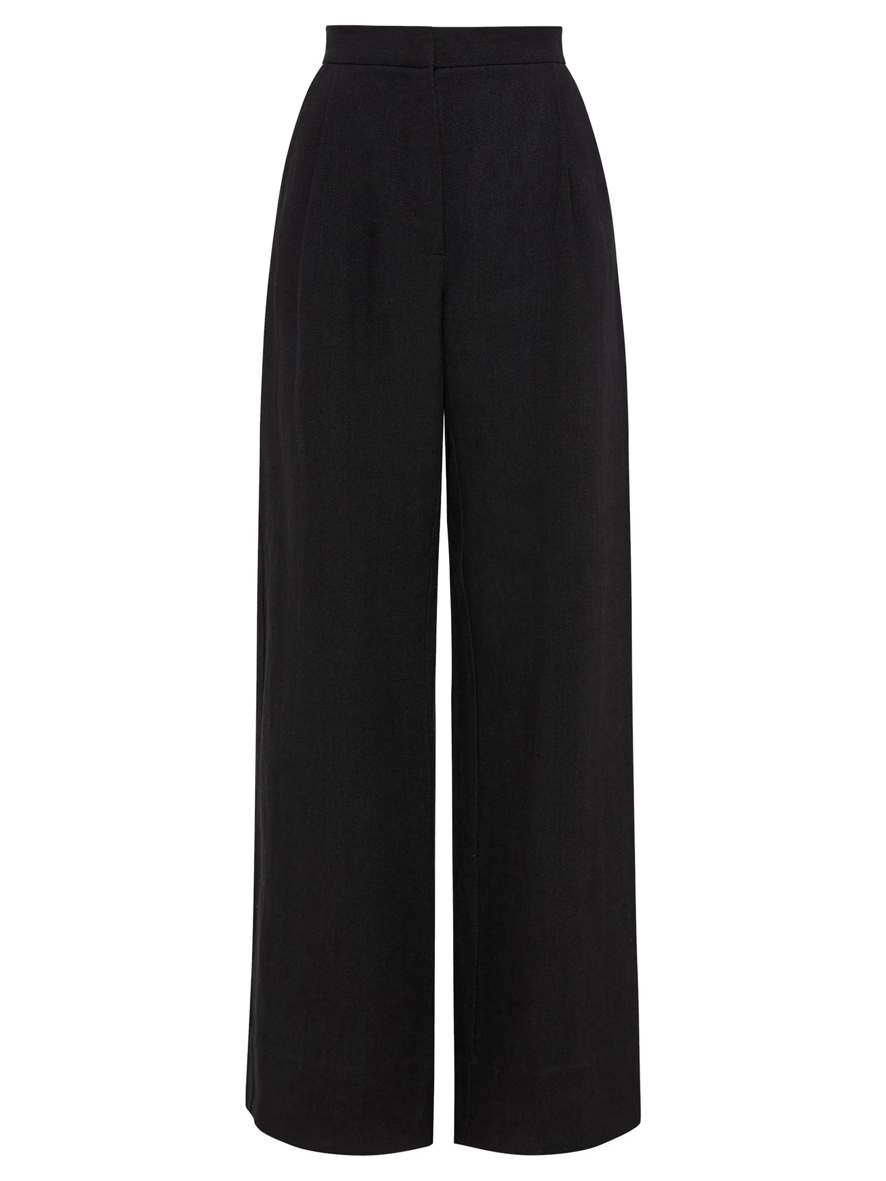 Linen Pleated Detail Trousers