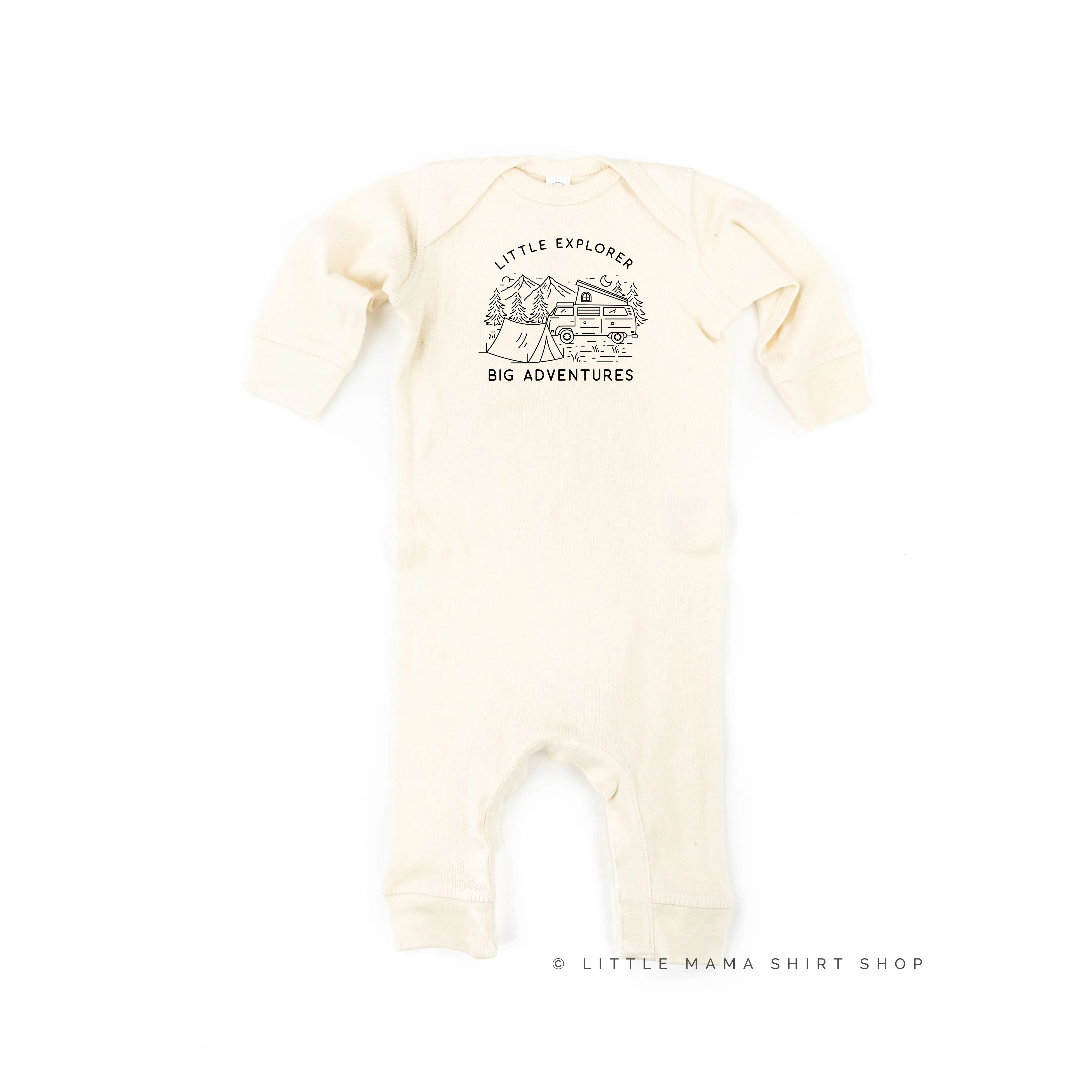 Little Explorer Big Adventures - One Piece Baby Sleeper