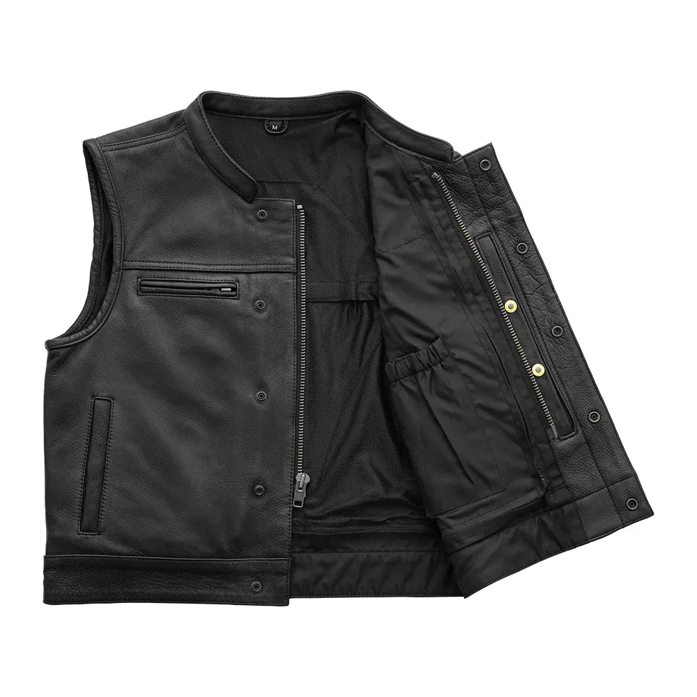 Lowrider Men's Motorcycle Leather Vest