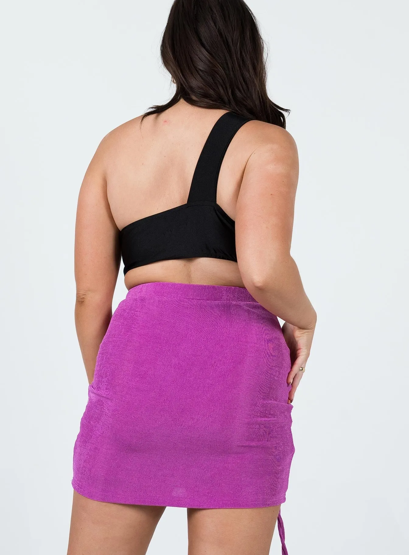 Lyla Mini Skirt Purple