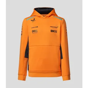 McLaren F1 Kids 2023 Team Hooded Sweatshirt- Youth Papaya