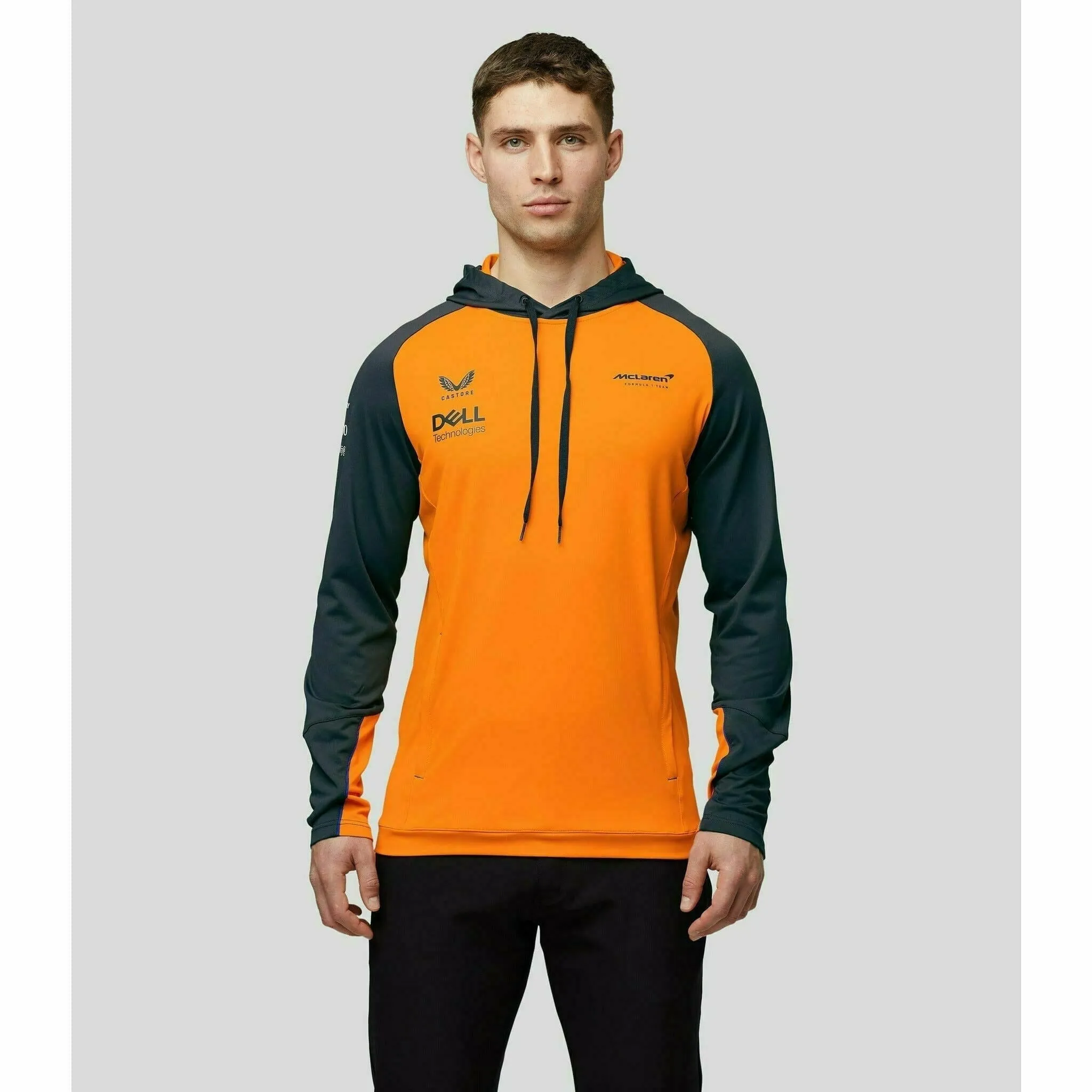 McLaren F1 Men's Team Hooded Sweatshirt - Papaya