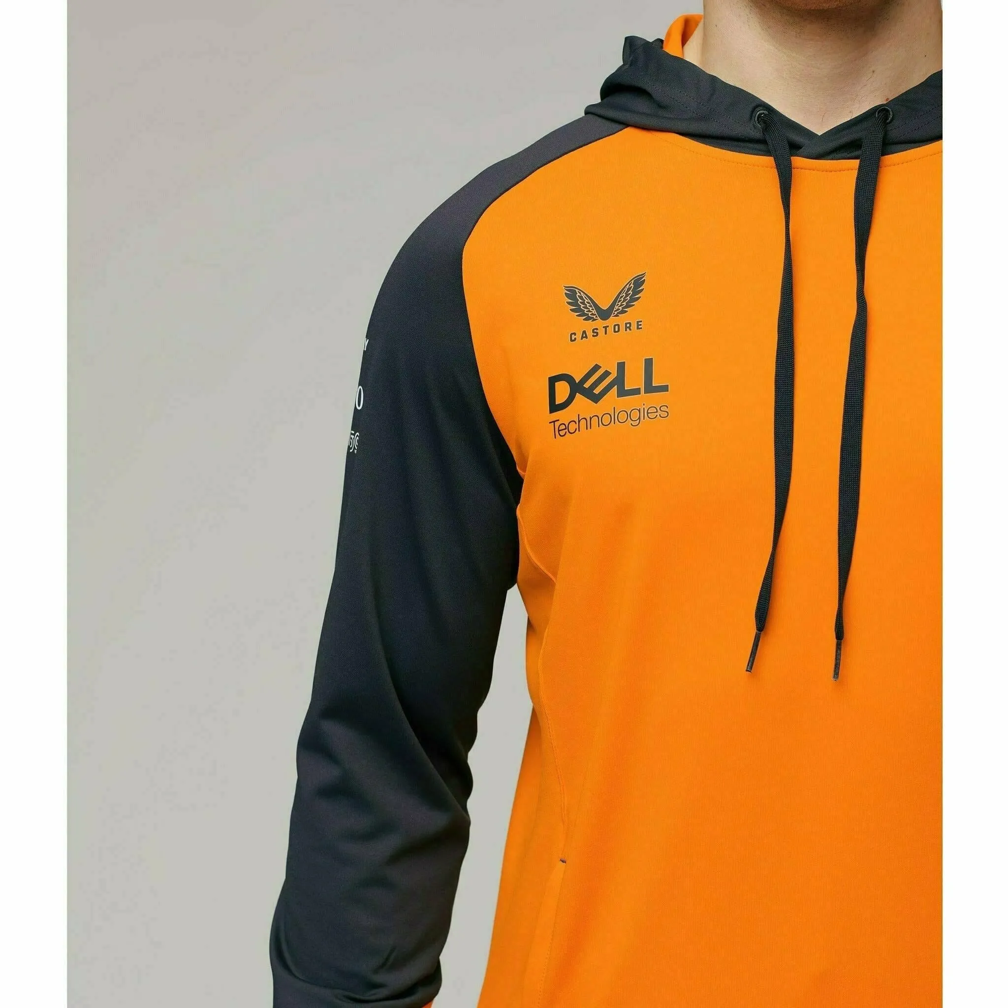 McLaren F1 Men's Team Hooded Sweatshirt - Papaya