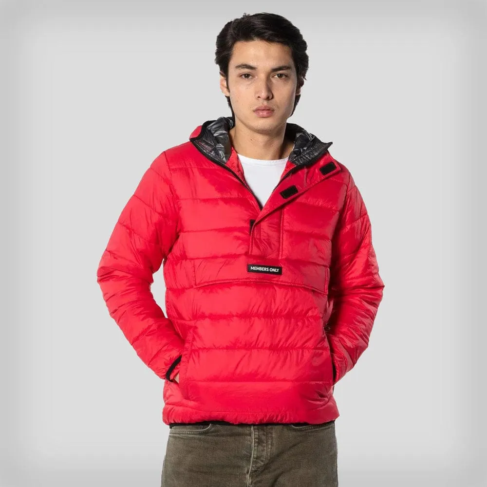 Members Only Men's Popover Puffer Jacket