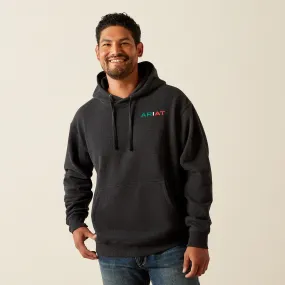 Men's Ariat Mexico Flag Lockup Hoodie #10051998