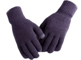 Men's Touch Screen Gloves - Dark Grey