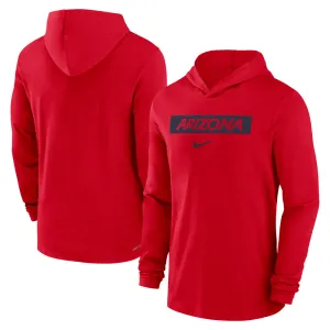 NCAA Arizona Wildcats Nike Dri-Fit Lightweight Pullover Hoodie