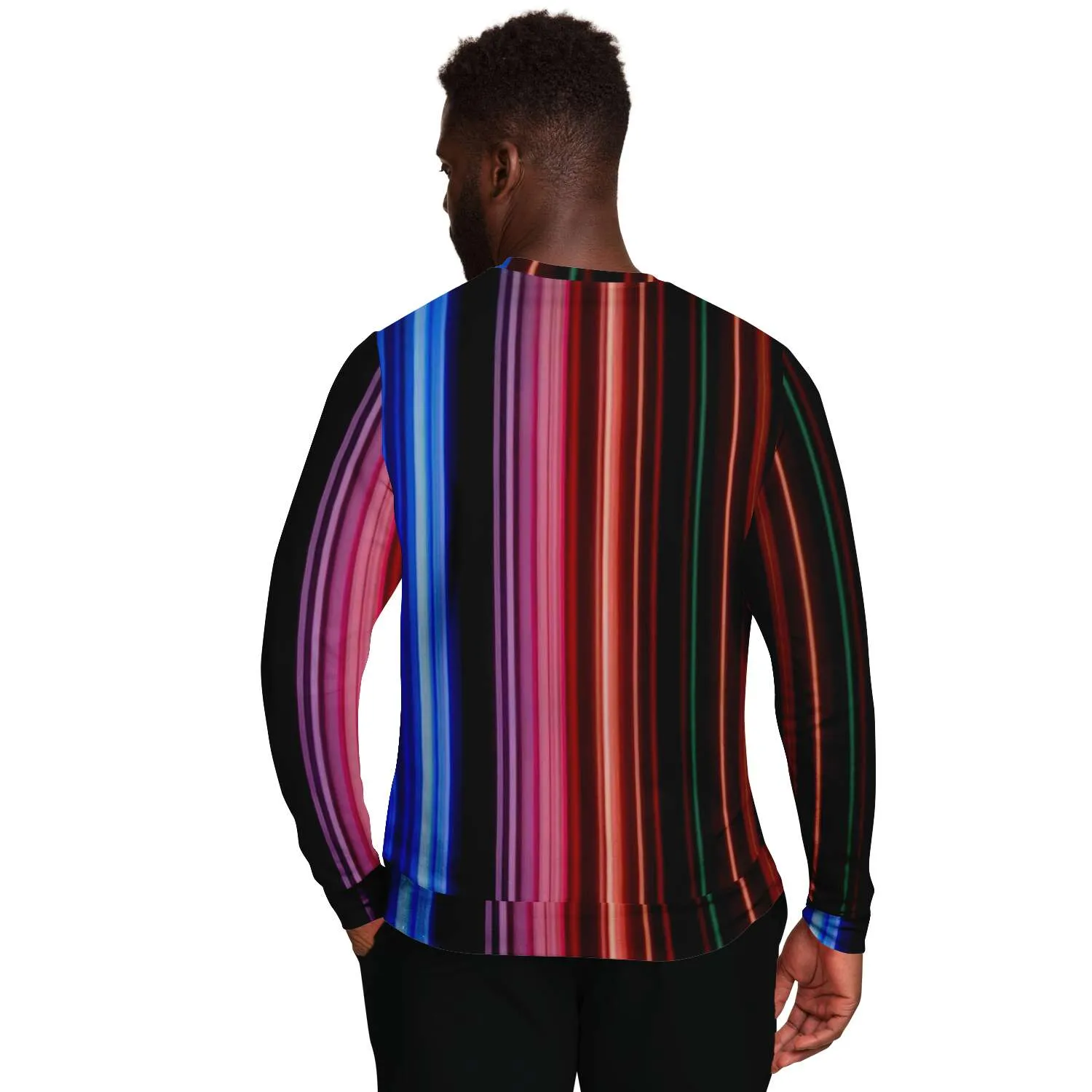 Neon Stripes 3D Unisex Sweater