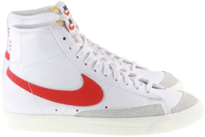 Nike Shoes Womens Blazer Mid 77 White Habanero Red