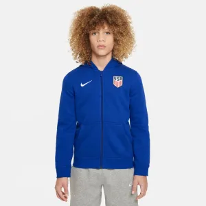 Nike USA 2024 Kids' Full-Zip Hoodie