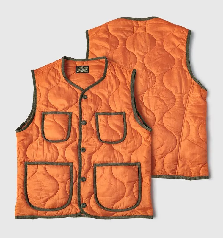 Non Stock Nylon Quilted Military Vest