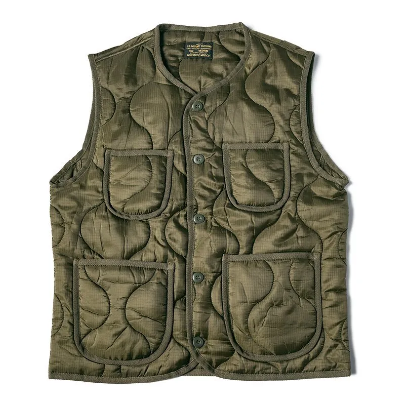 Non Stock Nylon Quilted Military Vest