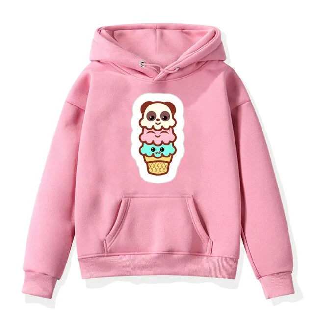 Panda Japanese Hoodie<br>Panda Kids