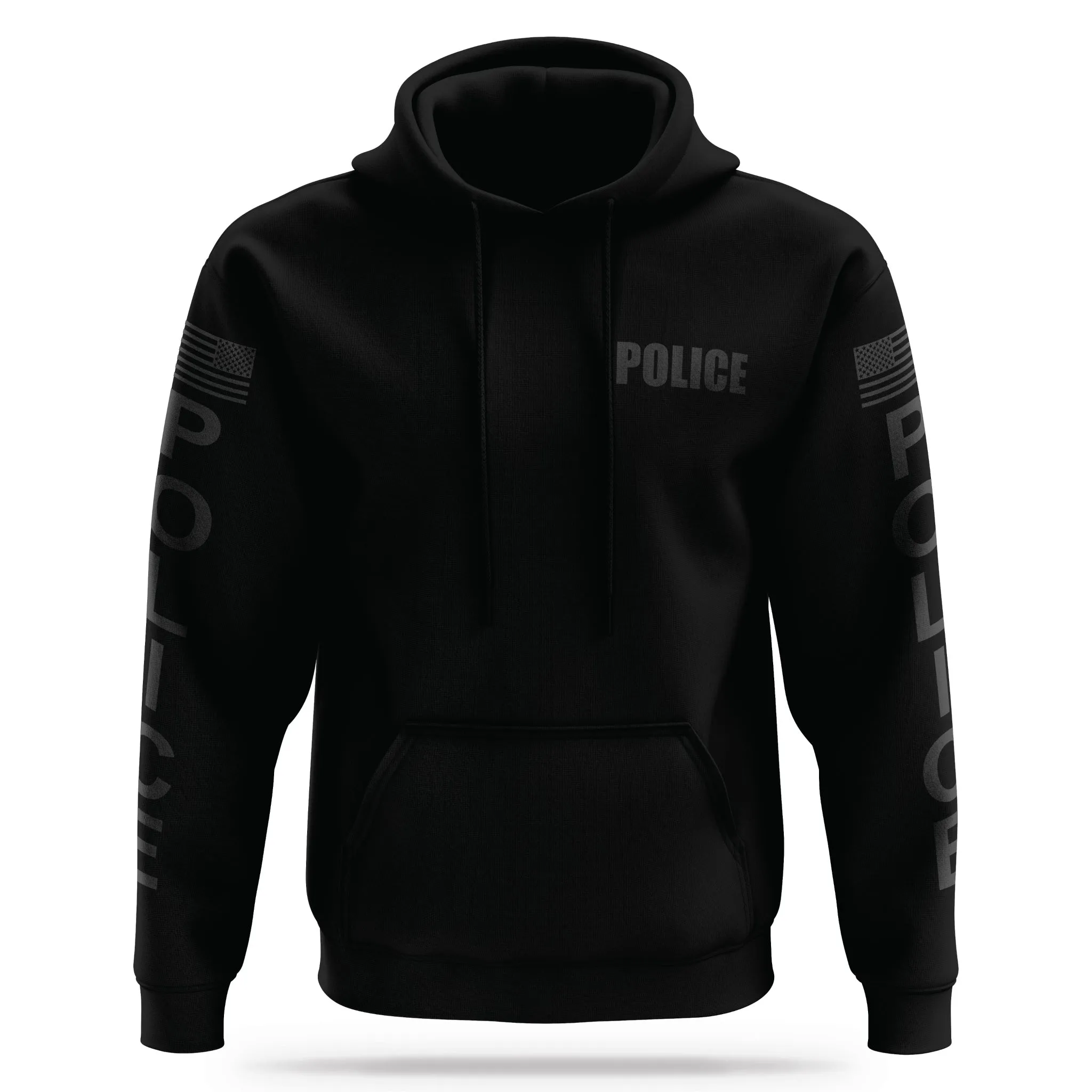 [POLICE] Performance Hoodie 2.0 [BLK/BLK]