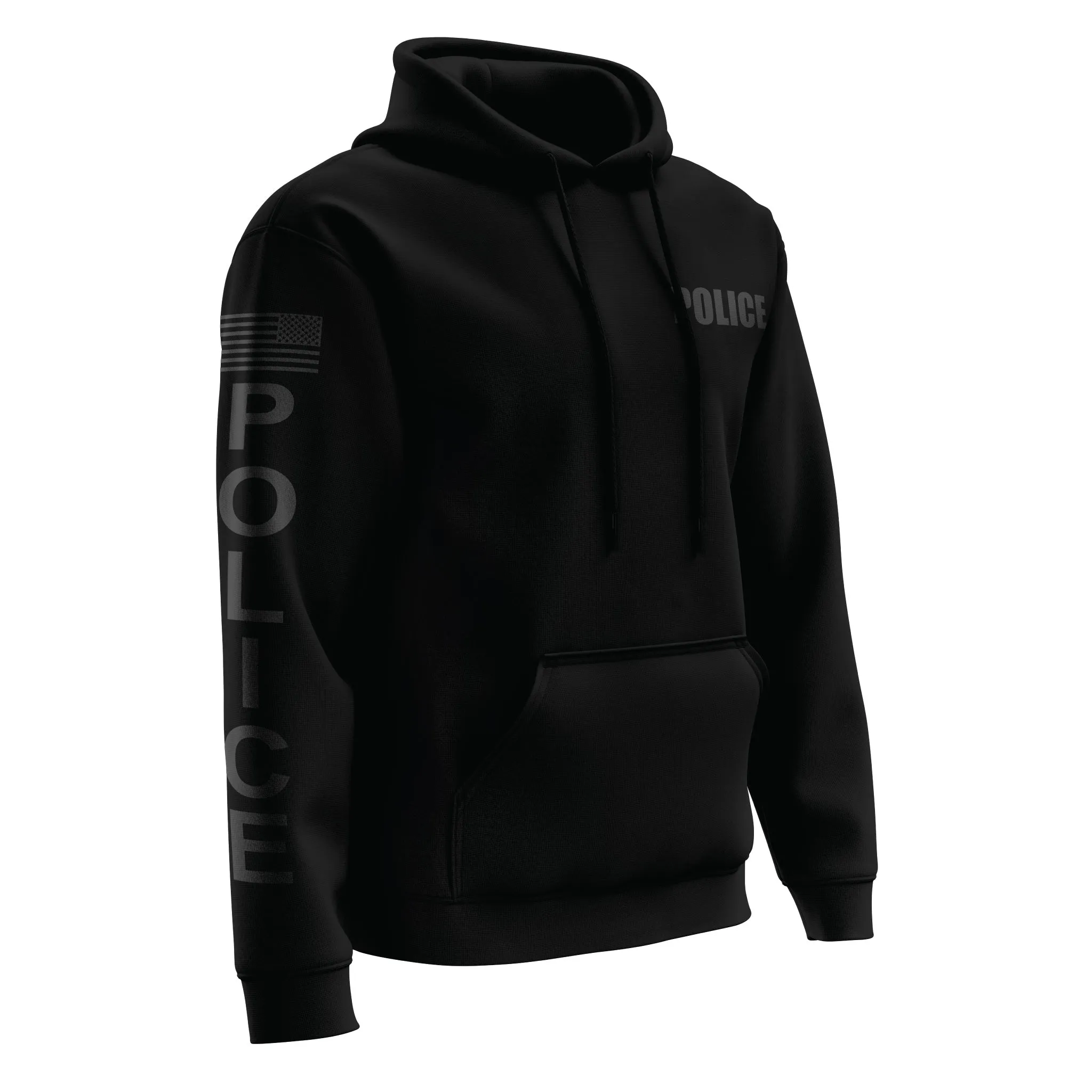 [POLICE] Performance Hoodie 2.0 [BLK/BLK]