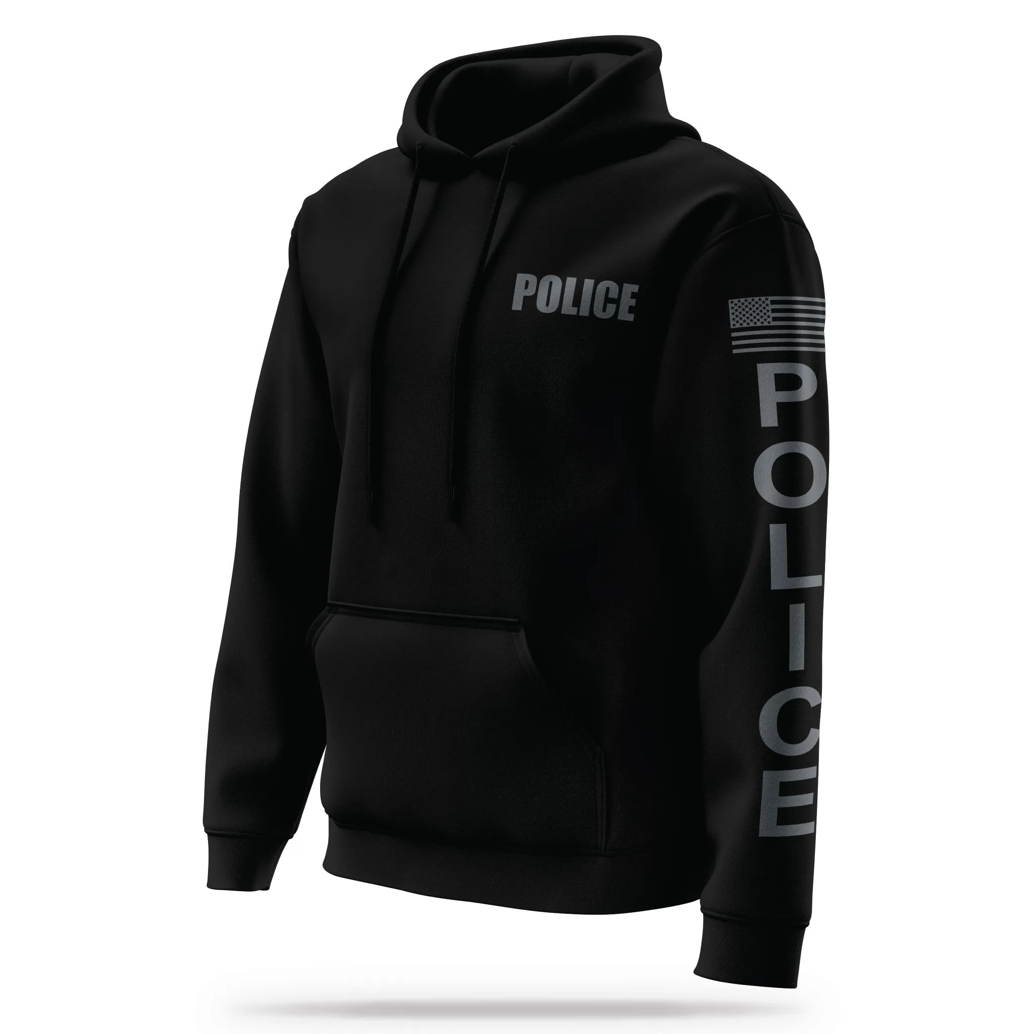 [POLICE] Performance Hoodie 2.0 [BLK/GRY]