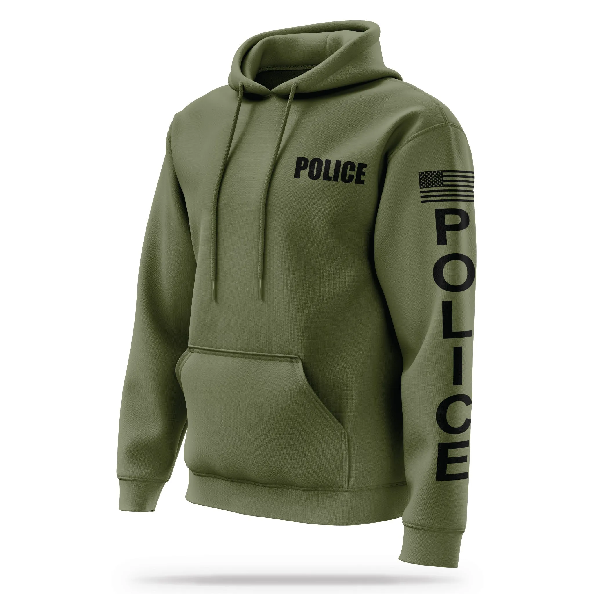 [POLICE] Performance Hoodie 2.0 [GRN/BLK]