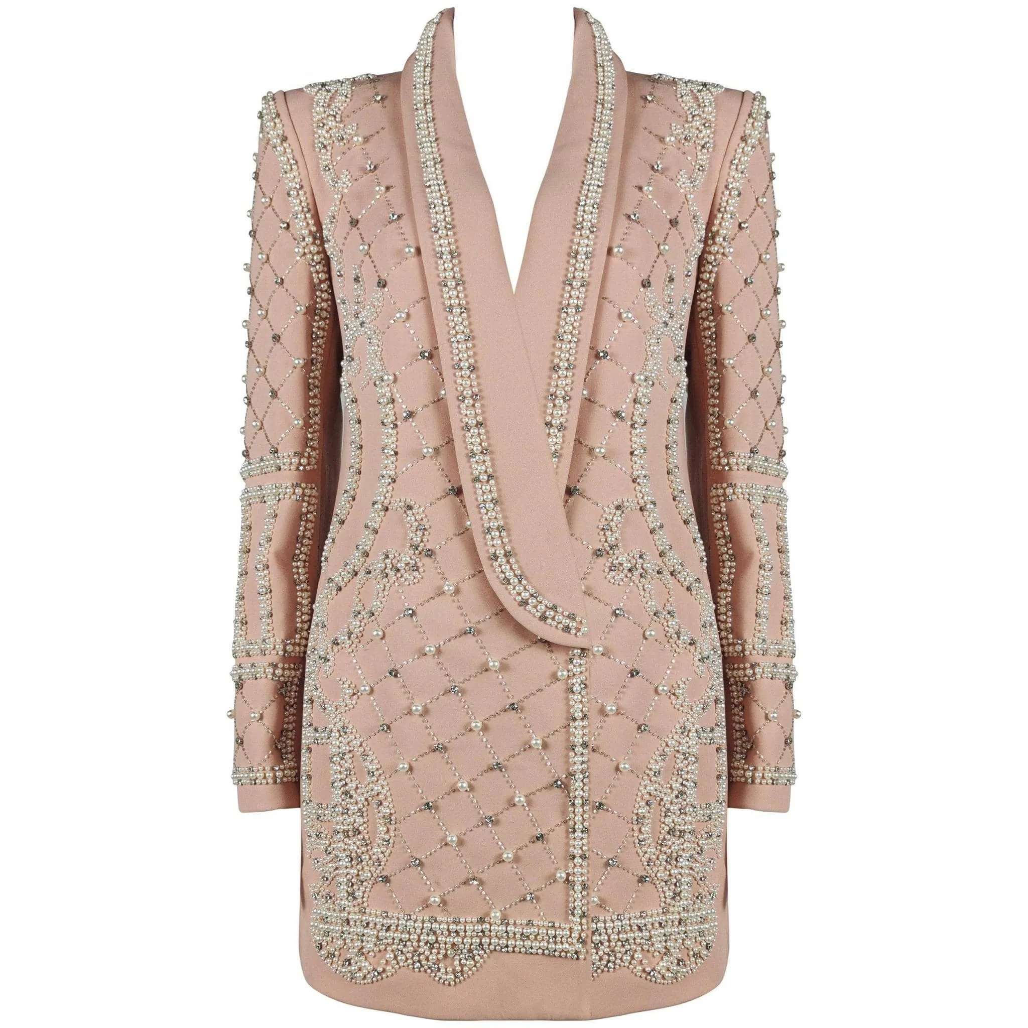 Polly Long Sleeve Pearl Embellished Jacket