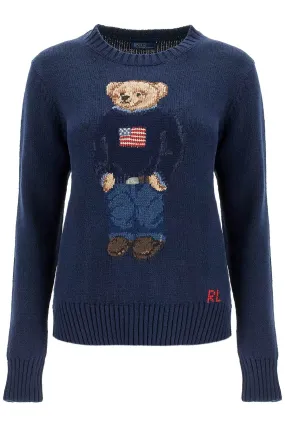 Polo Bear Crewneck Knit Sweater