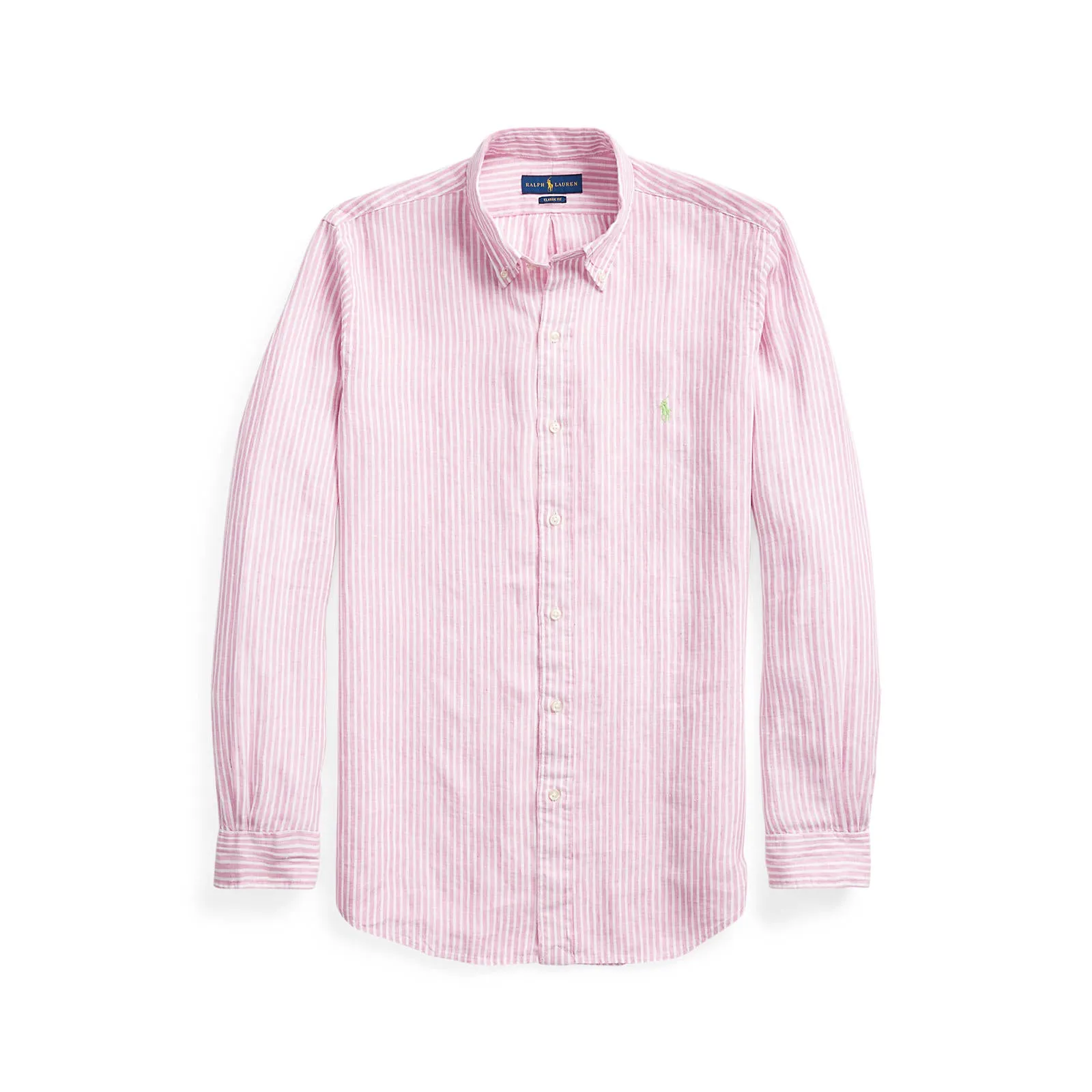 Polo Ralph Lauren - Linen Shirt -  Stripe - Pink & White