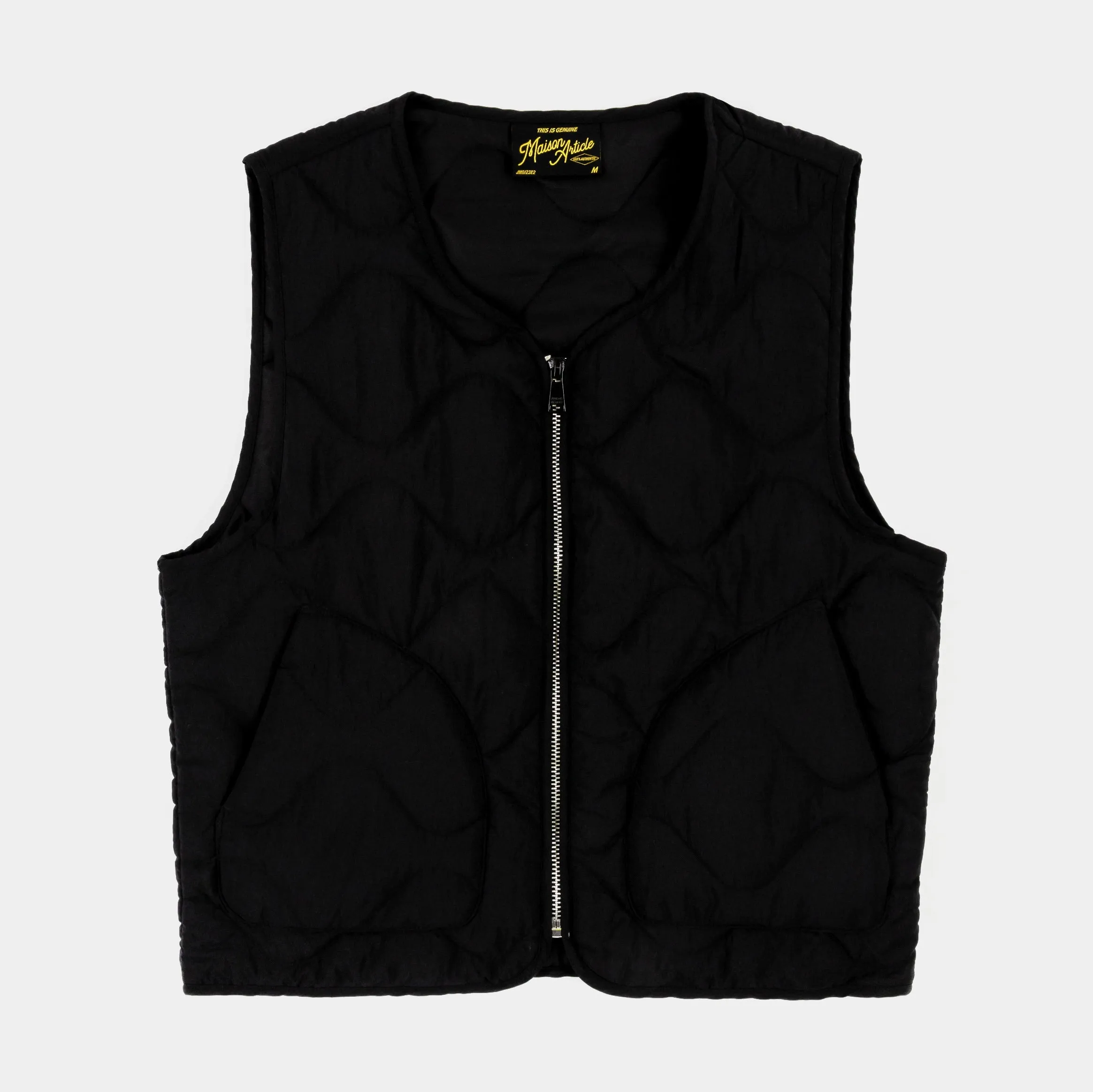 Quilted Mens Vest (Black)