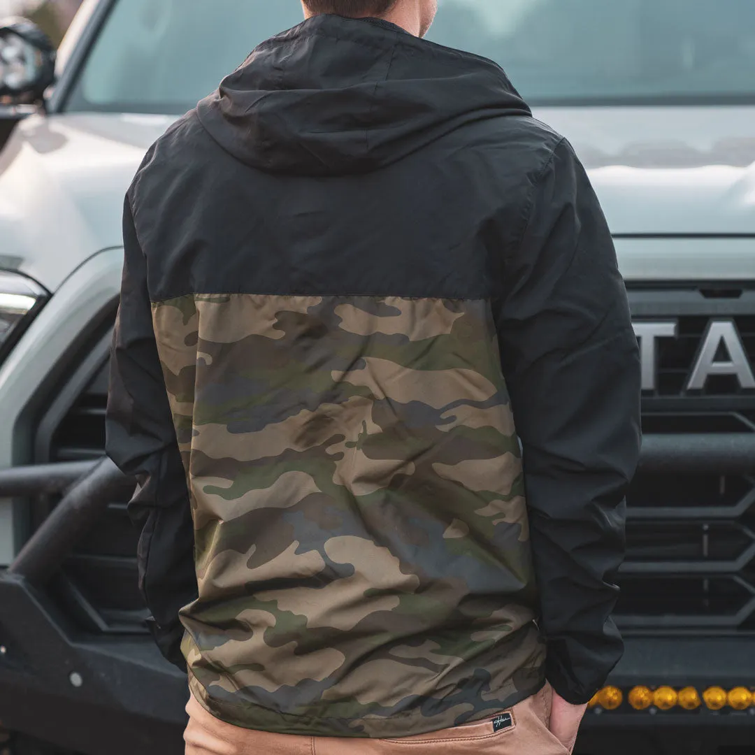 R4T - Wind Breaker - Black/Forest Camo