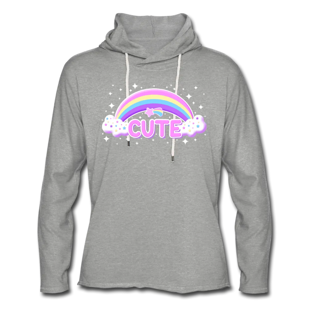 Rainbow Cute Magic Unisex Lightweight Terry Hoodie